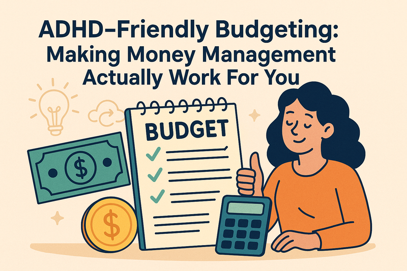 Person using Cake Budget app